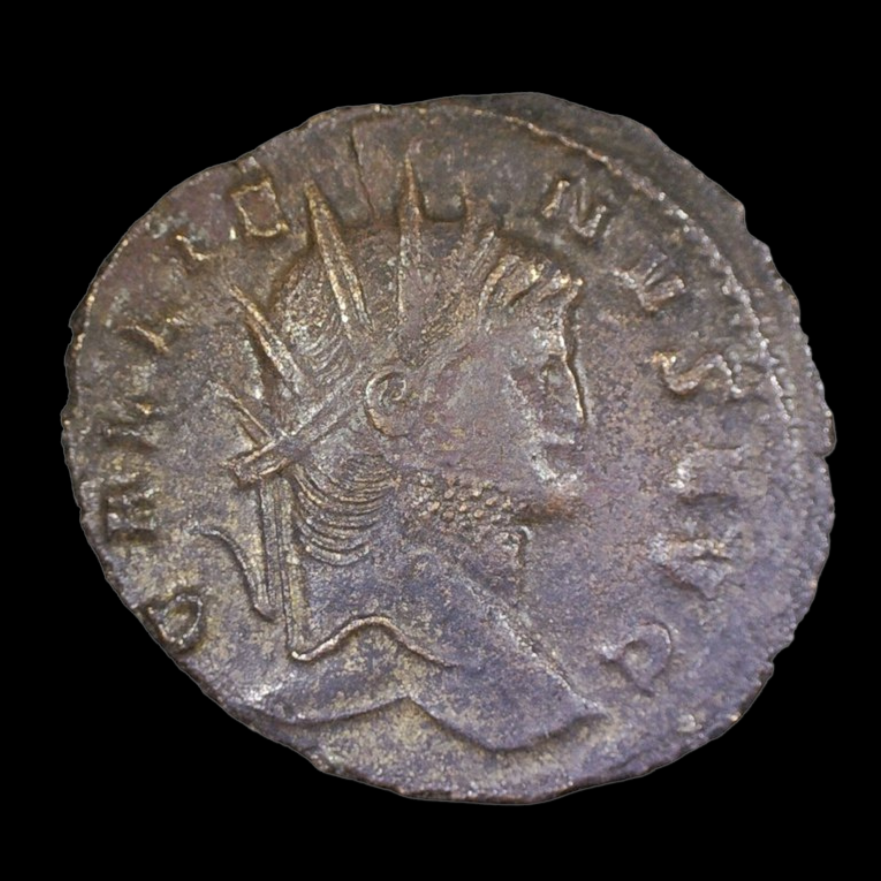 Emperor Gallienus Bronze Antoninianus from Ancient Rome (about